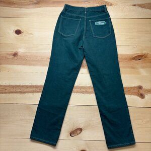 PacSun Land Rover Jeans Womens 26 Green Denim Button Fly Straight 26x30